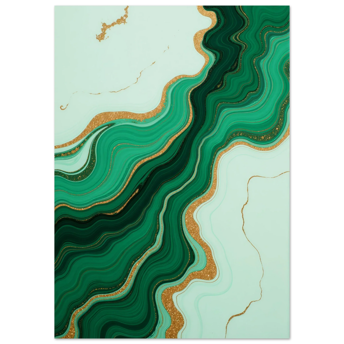 Elevate Your Living Space with Emerald Textured Wall Art: A Bold, Captivating Addition to Your Home Decor