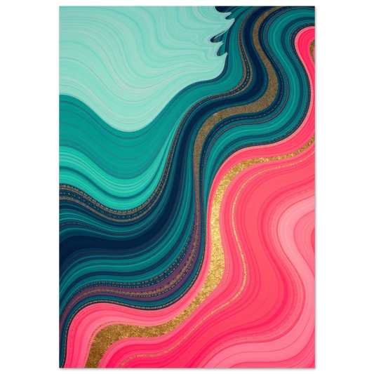 Elevate Your Home's Ambiance with Captivating Swirling Paints Abstract Art Prints