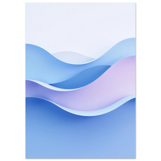 2025's Hottest Trend: Elevate Your Home with Abstract Blue Waves Art Prints & Decor