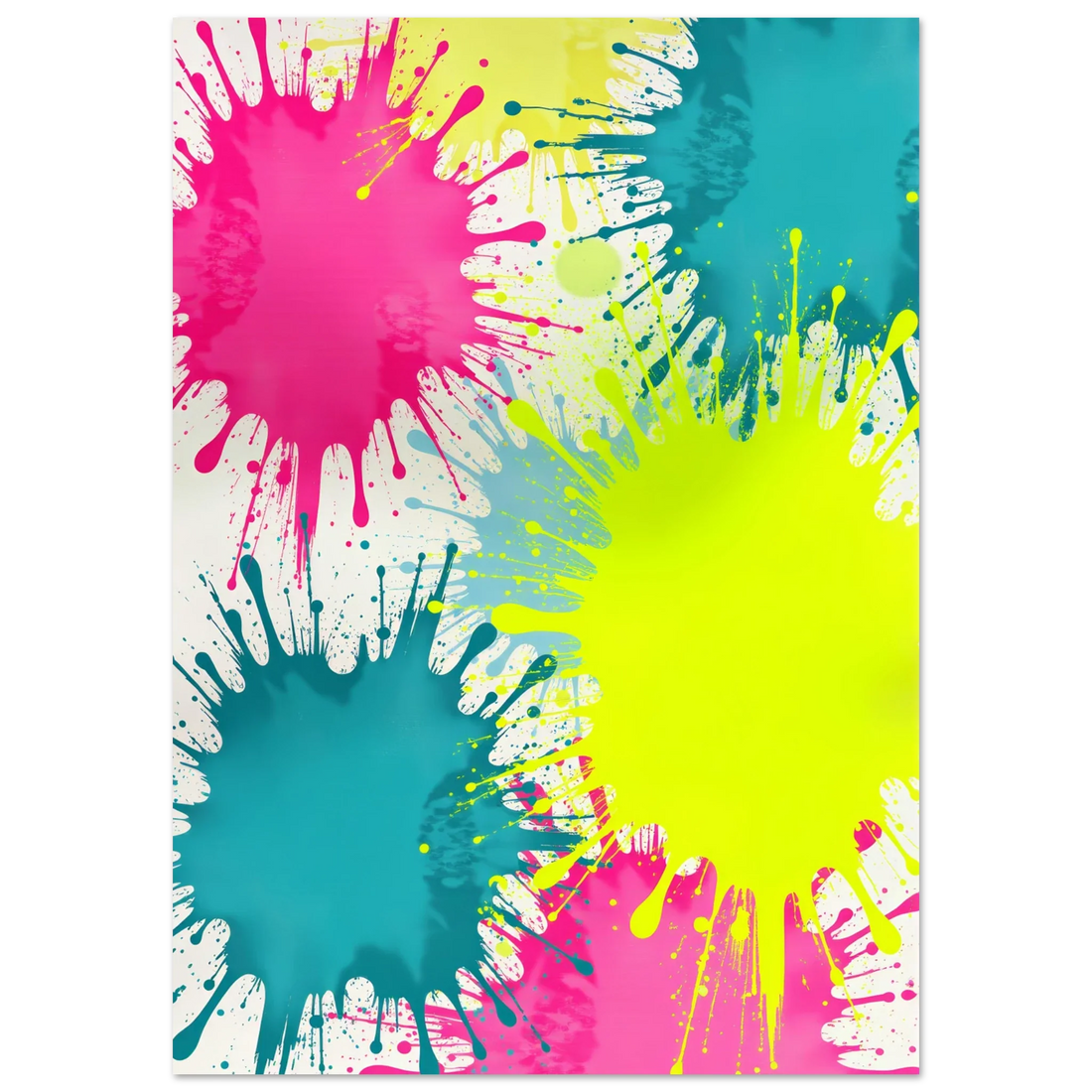 Embrace the Vibrant Explosion of Colorful Pop Splashes: Redefine Your Wall Art in 2023