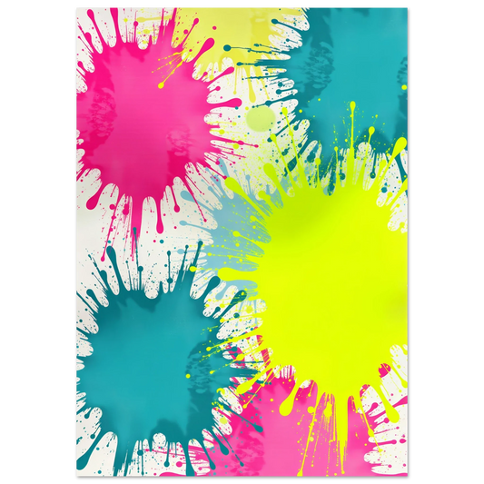 Embrace the Vibrant Explosion of Colorful Pop Splashes: Redefine Your Wall Art in 2023