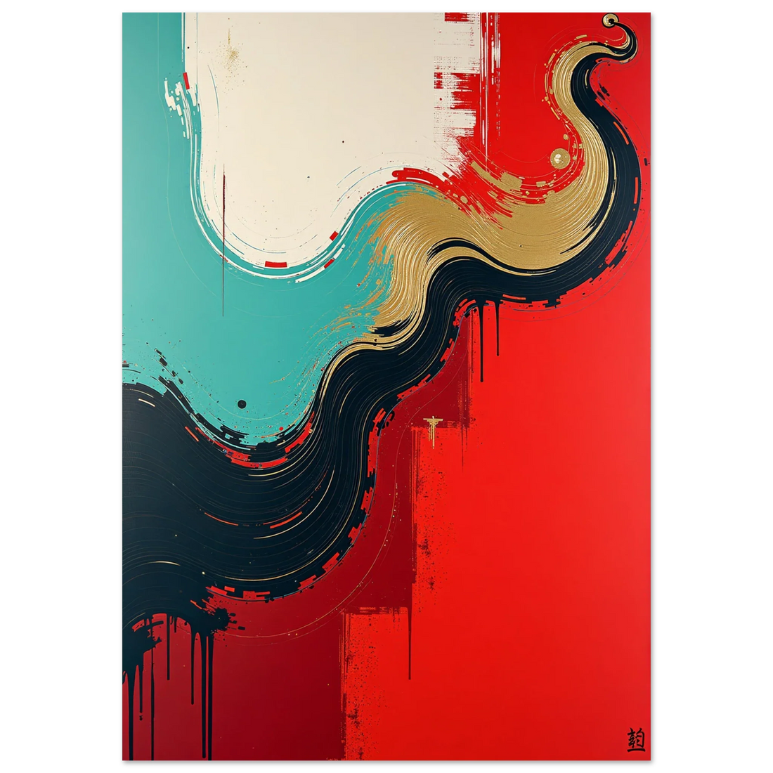 Unleash Your Artistic Flair with Captivating Abstract Red Paint Wall Art Prints in 2023