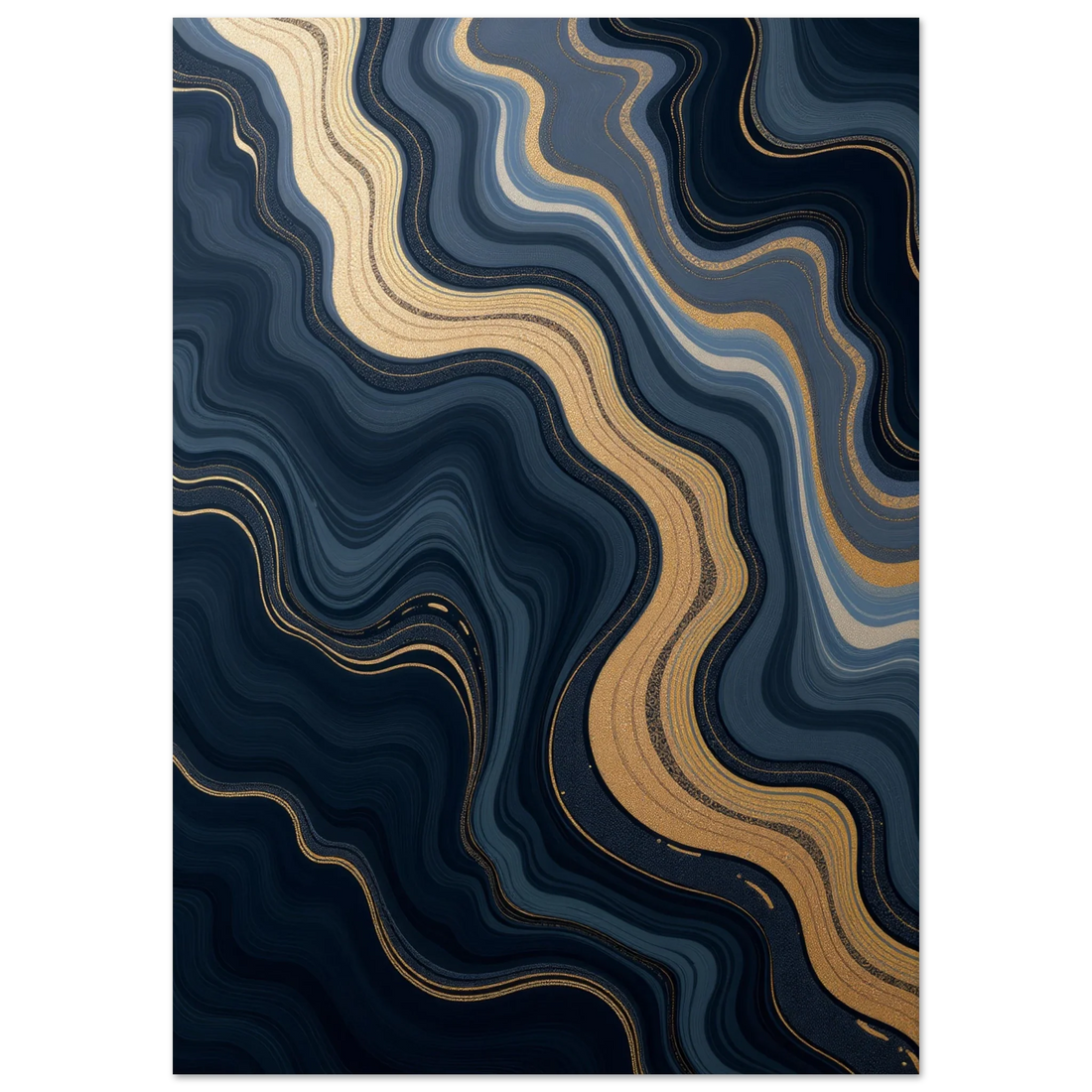 Elevate Your Living Space with Captivating Abstract Waves Paint Wall Art in 2023