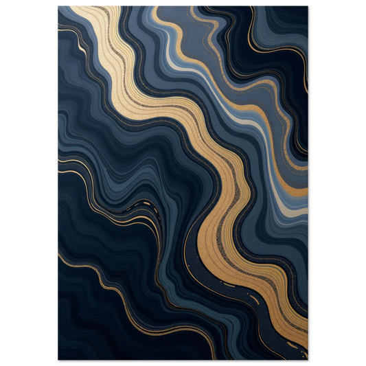 Elevate Your Living Space with Captivating Abstract Waves Paint Wall Art in 2023