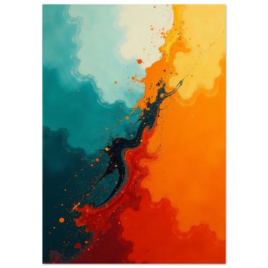 Elevate Your Home with Vibrant Abstract Paint Splash Wall Art: Unleash Creativity in 2023