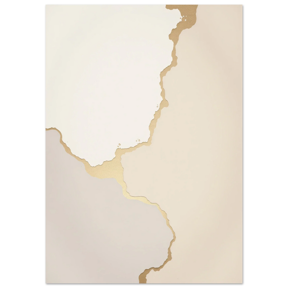 2025 Hottest Trend: Elevate Your Space with Captivating Abstract Beige Minimalist Wall Art Prints